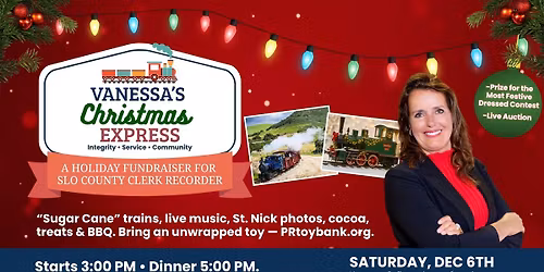 All Aboard | Christmas Express "Sugar Cane" Train Ride Fundraiser