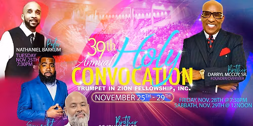39th Annual Holy Convocation