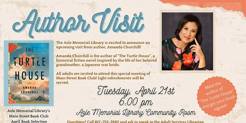 Author Visit - Amanda Churchill