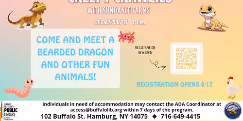 Creepy Crawlies with Sundance Farms!