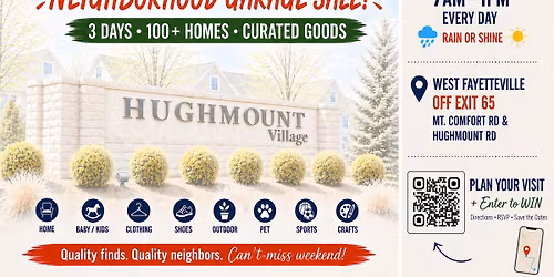 2026 Hughmount Village Garage Sale