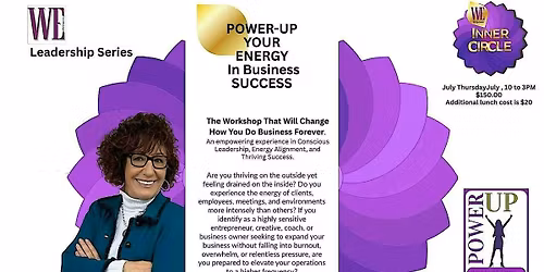 POWER-UP YOUR ENERGY  In Business SUCCESS