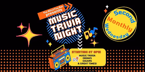 \ud83c\udfb6 MUSIC TRIVIA NIGHT \ud83c\udfb6