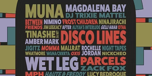 Capitol Hill Block Party: Muna  Disco Lines & Wet Leg - 3 Day Pass