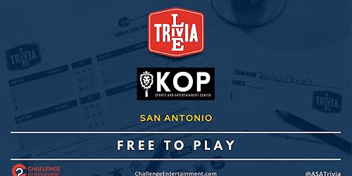 Weekly Live Trivia Nights at The King of Padel - San Antonio