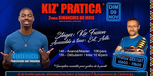 KIZ'Pratica NOVEMBRE 2025 - Blaze Lucel