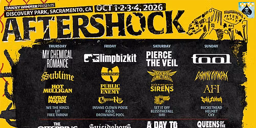 2026 Aftershock Festival - Friday at Discovery Park