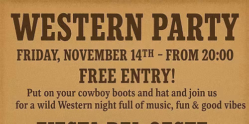 \ud83c\udfb8 Western Party - Fiesta del Oeste \ud83e\udd20