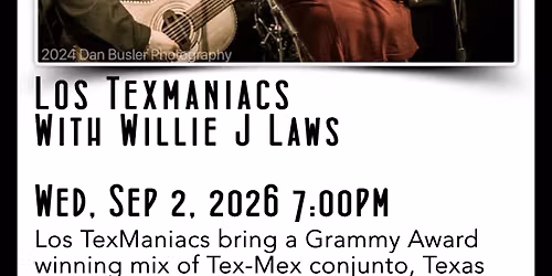 Willie J Laws Jr with Los Texmaniacs at the Fallout Shelter!