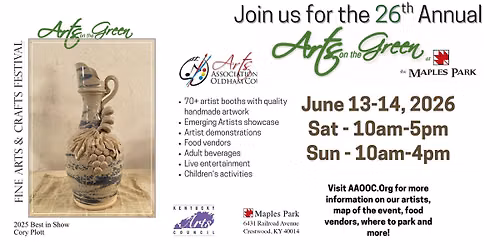 Arts on the Green - 26th Annual - June 13-14
