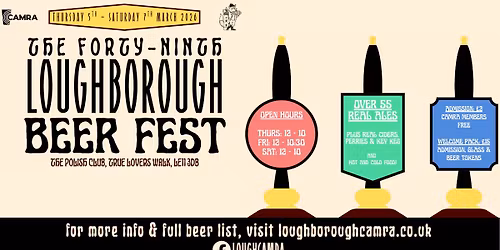Loughborough CAMRA 49th Beer Festival
