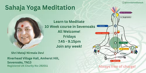 Learn to meditate Sevenoaks - Satisfaction & Contentment - Free class