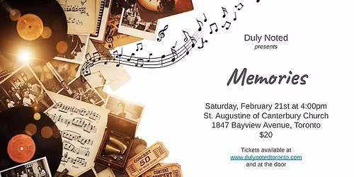 Duly Noted presents Memories