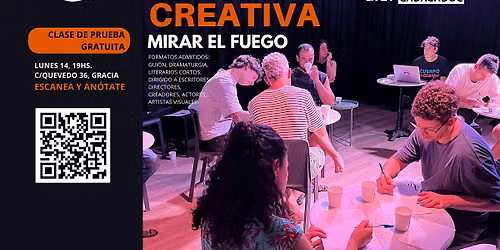 Escritura creativa: Clase de prueba GRATIS (presencial y online)