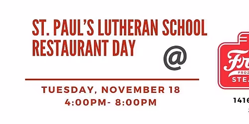 Freddy's Restaurant Night for SPLS