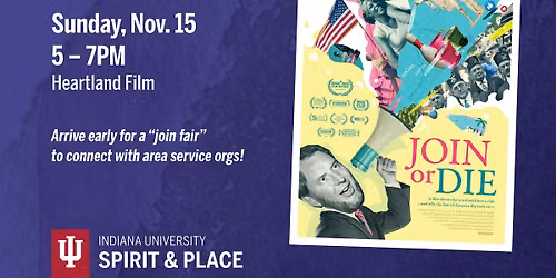 Join or Die: Spirit & Place Festival Film Screening