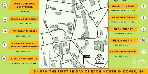 FIRST FRIDAYS: SHOP LATER UNTIL 8PM, EAT + DRINK LOCAL