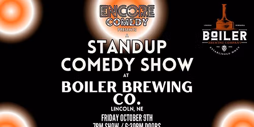 Standup Comedy at Boiler Brewing! (Lincoln, NE)