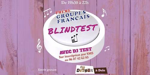 Blind Test #5 : CHANSONS FRANCAISES
