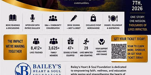 8 MIN : 45 SEC BOOK SIGNING & COMMUNITY CELEBRATION