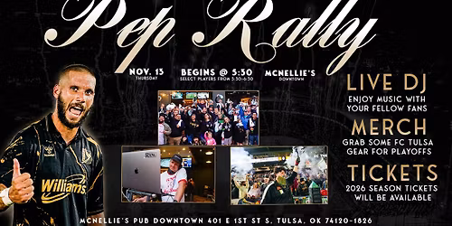 FC Tulsa Playoff Pep Rally