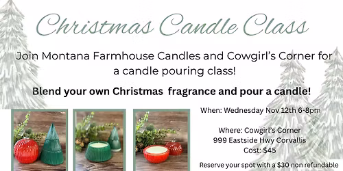 Christmas Candle Class