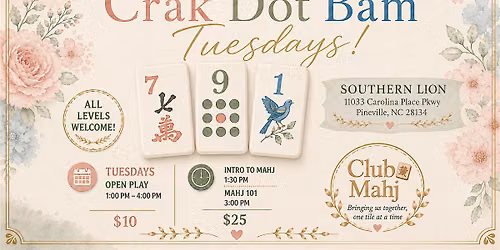 Crack Dot Bam Tuesdays!!