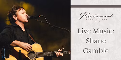 Live Music at Fleetwood - Shane Gamble Duo