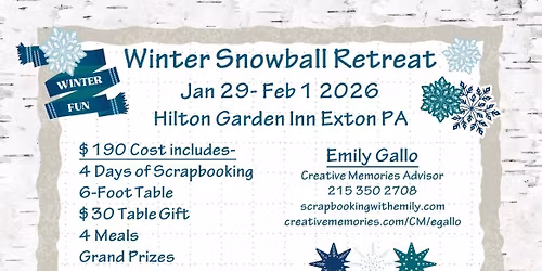Winter Snowball Retreat