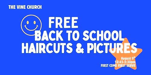FREE Back To School Haircuts & Pictures