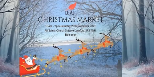 LEAF Christmas Market 2025 & Wreath-making Workshop