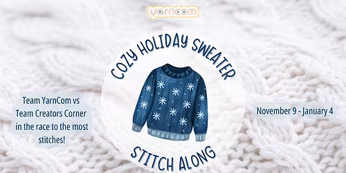 Cozy Holiday Sweater Stitch Along