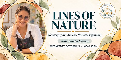 Lines of Nature: Neurographic Art with Natural Pigments