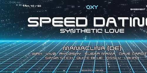 SPEED DATING: Synthetic Love 
