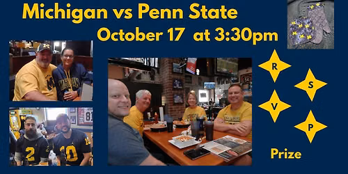 Football Watch Party at Friendly Confines - Penn State 