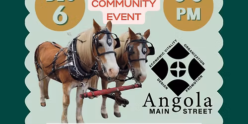 Horse Drawn Wagon Rides - Downtown Angola