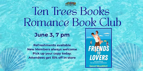 Romance Book Club at Ten Trees Books