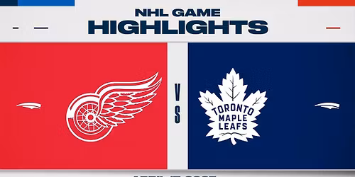 Detroit Red Wings vs. Toronto Maple Leafs