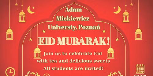 Eid Mubarak \u2013 student event at Adam Mickiewicz University, Pozna\u0144