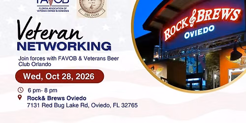 Veteran Networking FAVOB + VBC Orlando