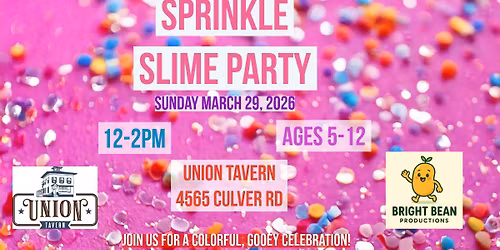 Sprinkle slime party