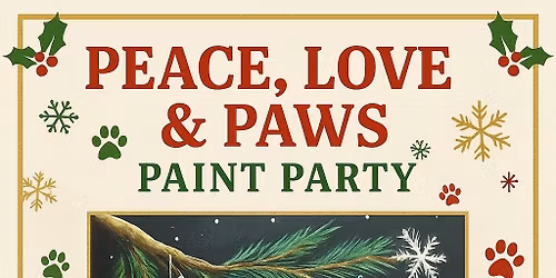 Peace Love Paws Paint Party Fundraiser