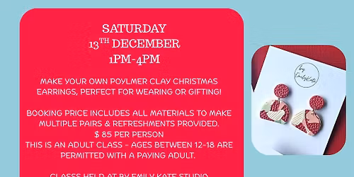 Christmas Earring Workshop