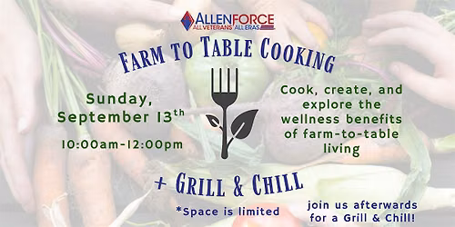 Farm to Table: Cook & Chill