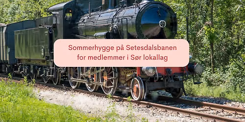 Sommerhygge p\u00e5 Setesdalsbanen