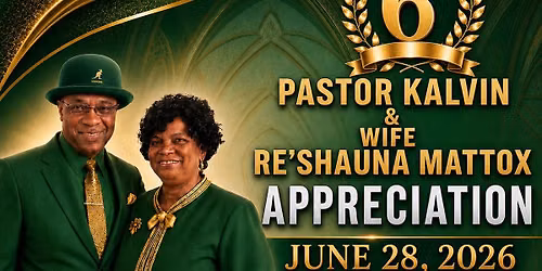 Pastor & Wife 6th Appreciation Services