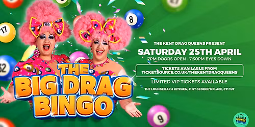 The Big Drag Bingo - Canterbury 