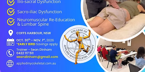 AMT Pelvis & Lumbar Spine Workshop - Coffs Harbour, NSW