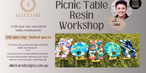 \u2728\ud83c\udf77 Picnic Perfection \u2013 Create Your Own Resin Wine\/Picnic Table! \ud83c\udfa8\ud83c\udf1e