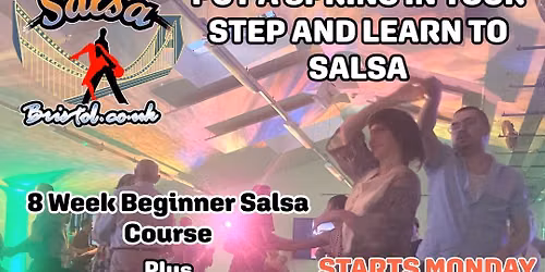 8 Week Beginner Salsa Course & 3 Higher Levels